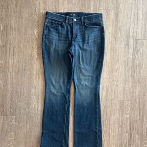 Lee Flex Motion Bootcut Jeans Womens 16 Long Mid Rise Regular Fit Stretch Denim